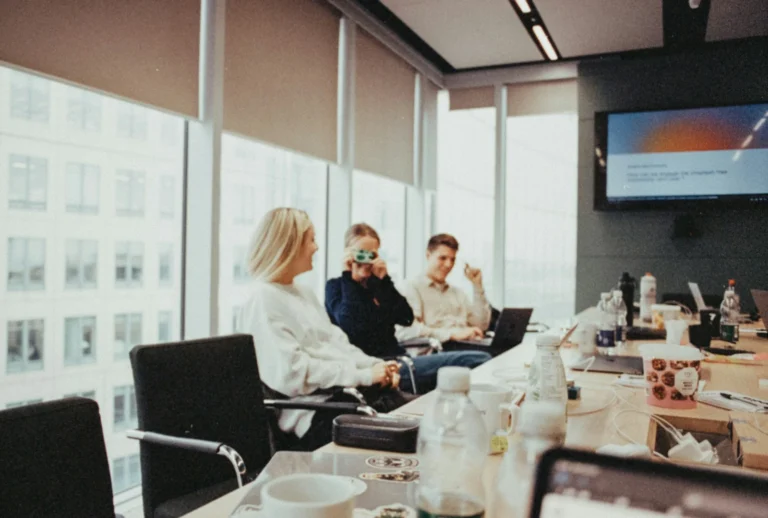 A brand positioning workshop in progress